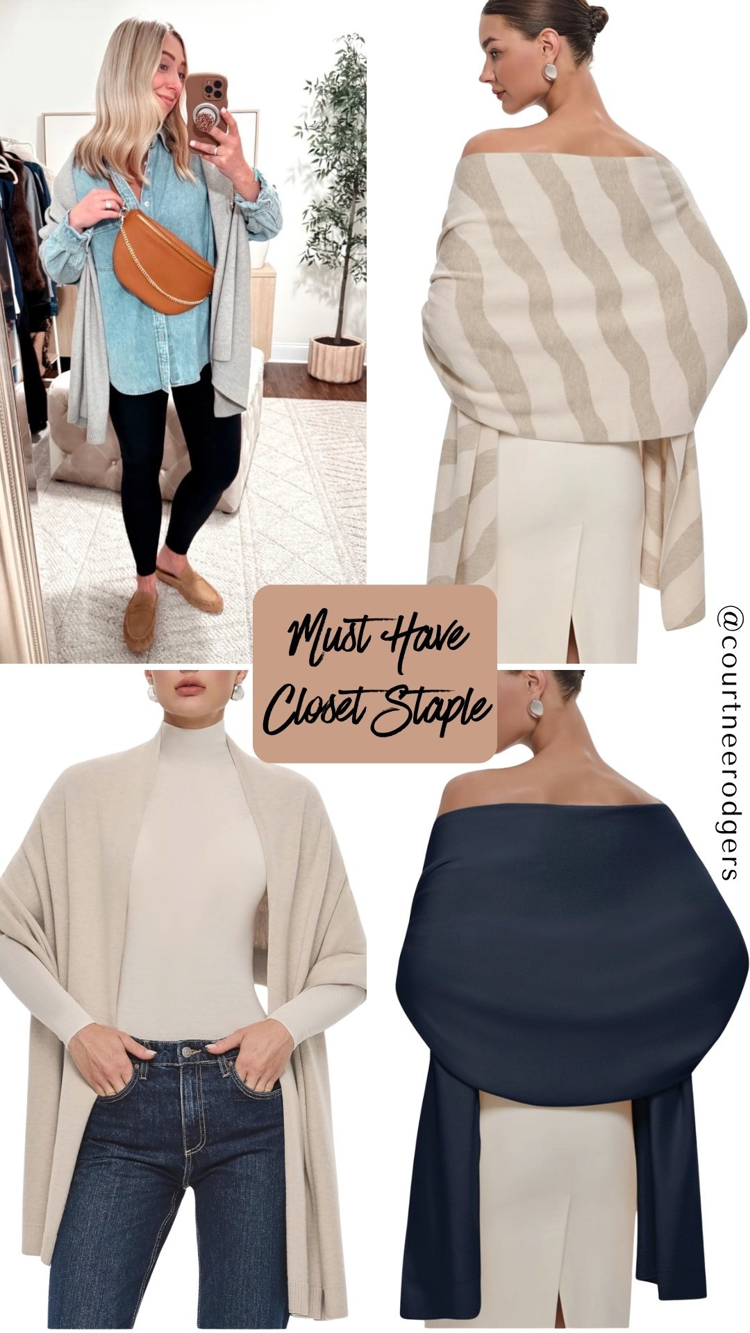 I grabbed this SUPER SOFT pashmina shawl for the plane last week and I’ve been wearing the heck out of it! Take it into restaurants, on the plane etc! I have the Light Heather Grey and just ordered the Barley Twist!

Amazon, travel, shawl, closet staples 

#LTKPetite #LTKmomlife #LTKootd