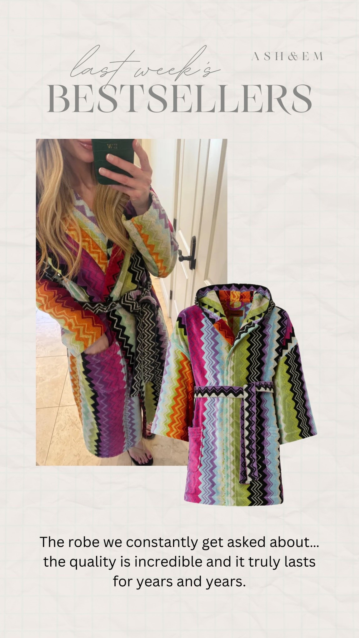 We get asked about this robe constantly! 

speingfashion, women’s robe, loungewearr