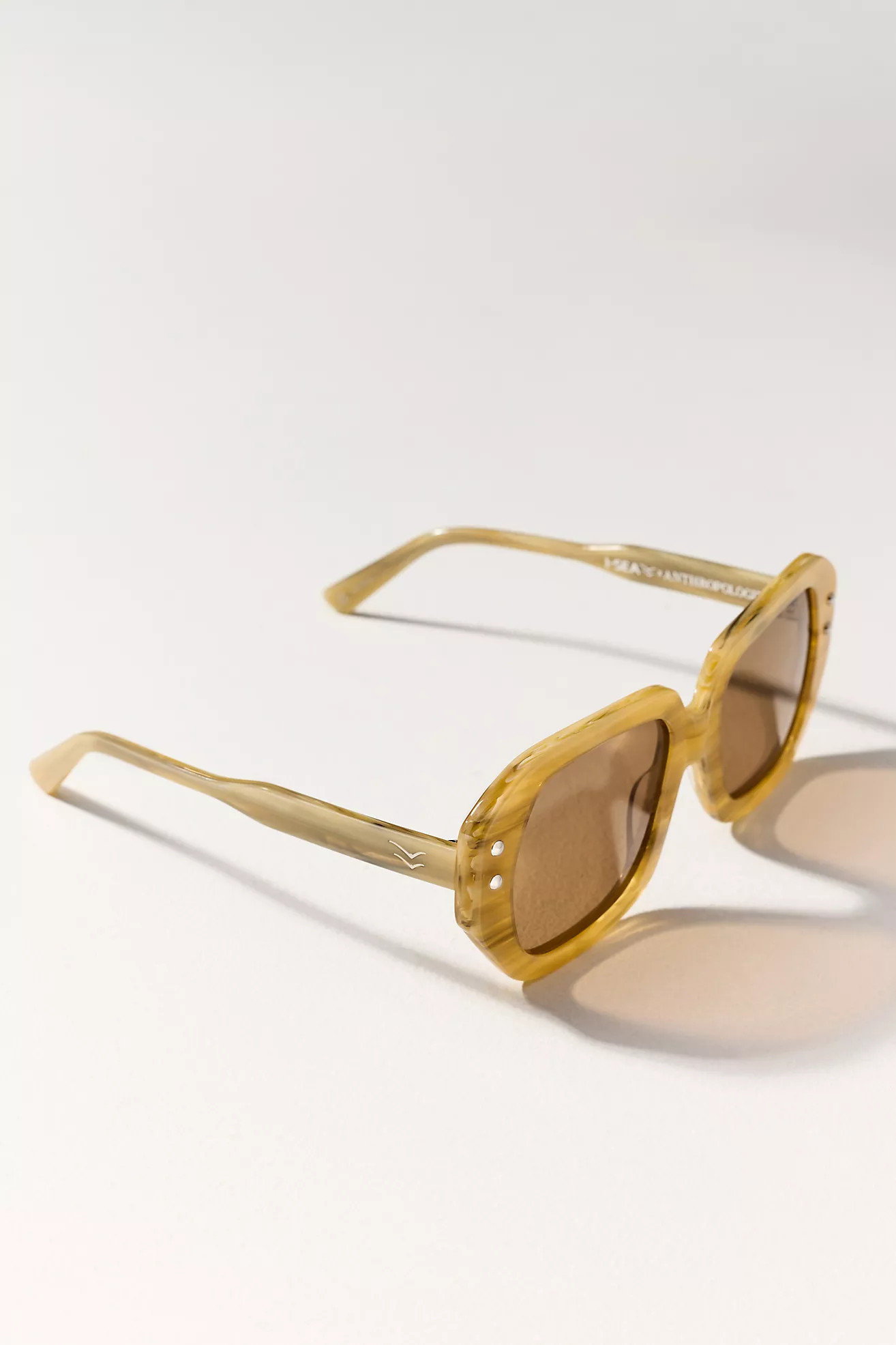 I-SEA Geometric Circle Sunglasses | Anthropologie (US)