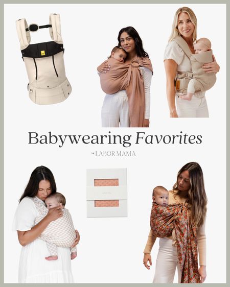 Some of my favorite ways to babywear over the years. Have loved these styles! 

Use code: LABORMAMA10 at a Solly Baby or LO10 at Wildbird !!
