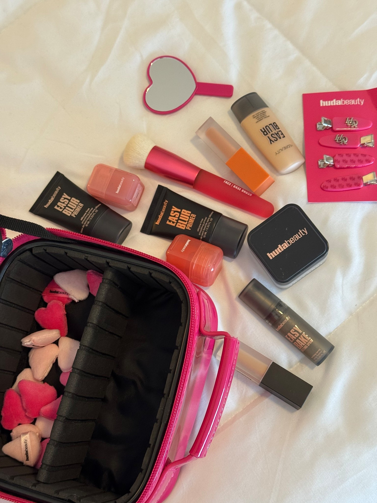 Absolutely obsessed with the Huda Beauty mini kit for travel 🩷🫶

#LTKTravel #LTKBeauty #LTKFindsUnder100