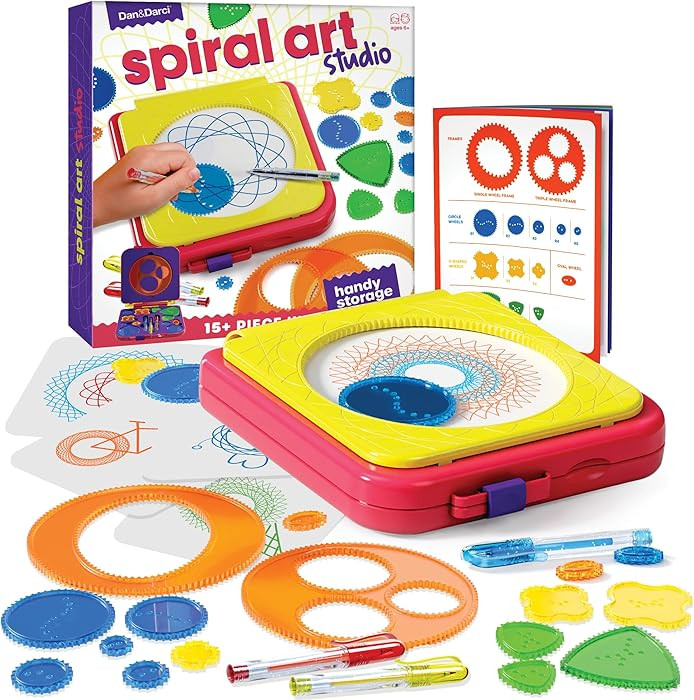 Dan&Darci Spiral Art Kit for Kids - Craft Set for Girls & Boys Ages 6-12 - Gifts for 6, 7, 8, 9, ... | Amazon (CA)