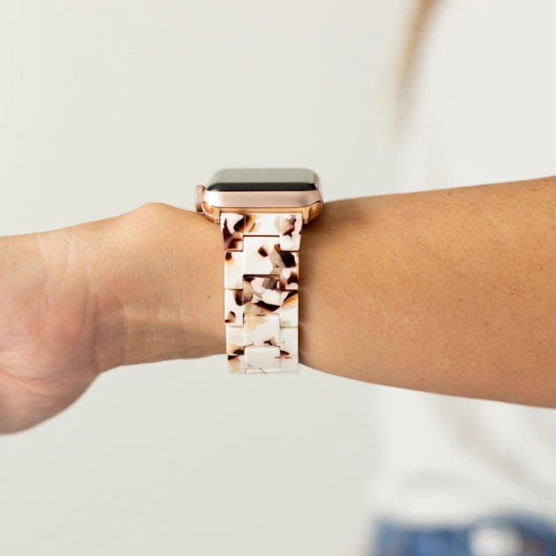 Amy Acrylic Caramel Frap Apple Watch Band | StrawberryAvocados