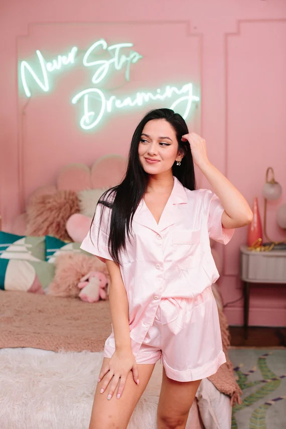 Pajama Set Pajama Party Bridal Pajamas Personalized | Etsy | Etsy (US)