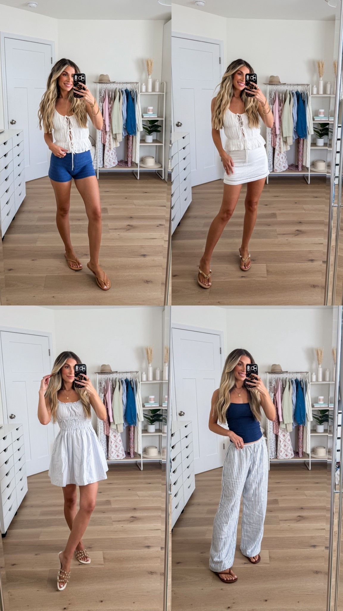 @abercrombie summer outfits 🌊🤍🦪 so many cute, easy to mix & match options! I’m 5’2 and typically wear a xs #abercrombiepartner

#LTKgrwm #LTKootd #LTKPetite