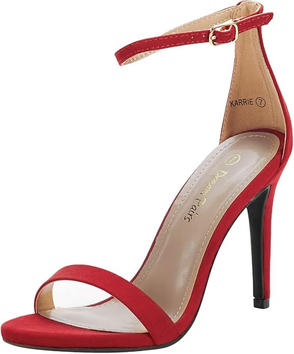 DREAM PAIRS Women's Karrie High Stiletto Pump Heeled Sandals | Amazon (US)