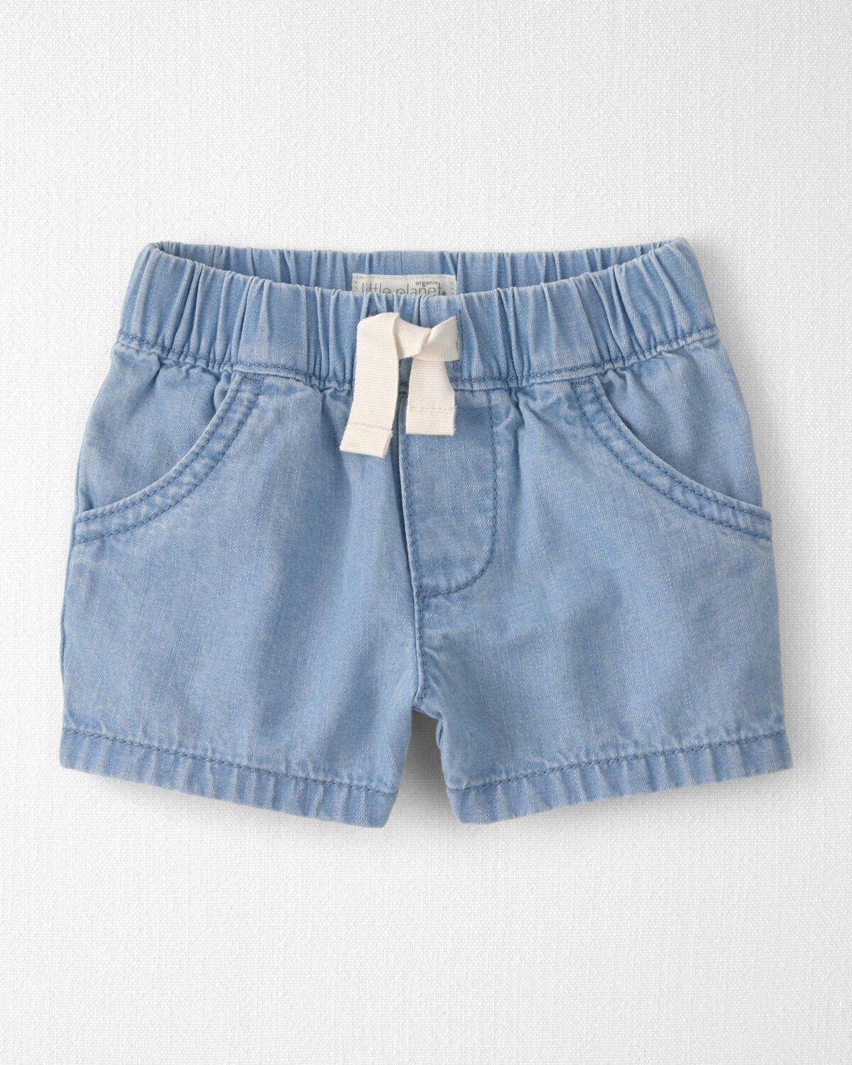 Baby Organic Cotton Chambray Shorts | Carter's Inc