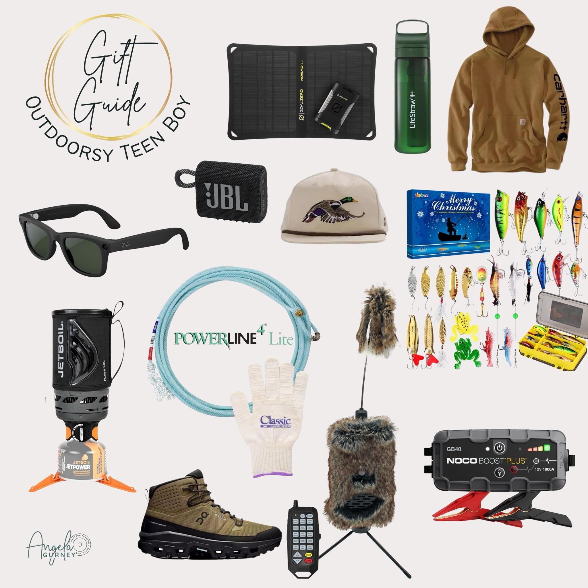 Ideas for the western teen boy who loves the outdoors - cowboy, roping, hunting, fishing, golf, camping. A lot of these could work for husbands or boyfriends too. 

#LTKMens #LTKFamily #LTKGiftGuide