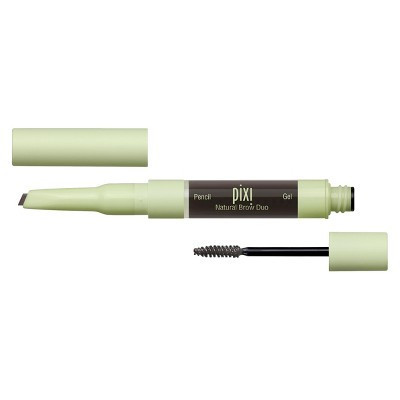 Pixi By Petra Natural Brow Duo - Soft Black - 0.087 fl oz | Target