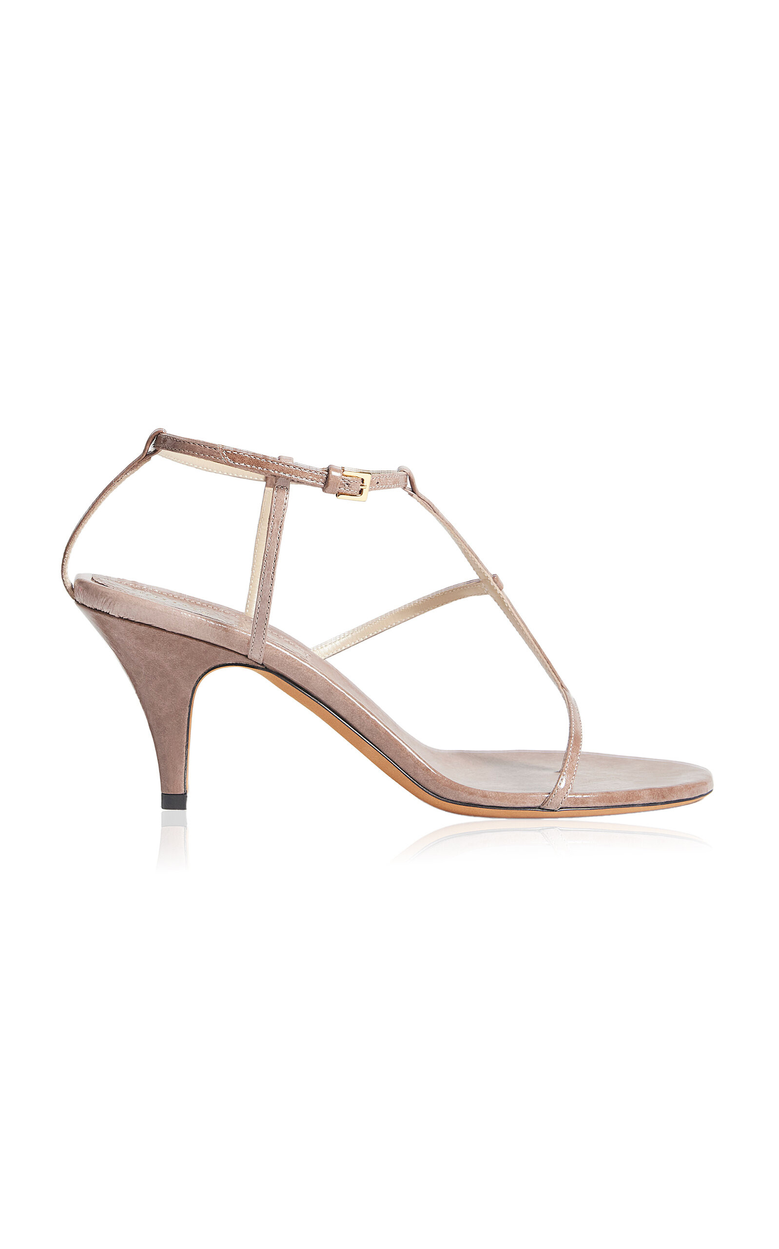 Khaite - Jones Leather Sandals - Neutral - IT 36.5 - Only At Moda Operandi | Moda Operandi (Global)