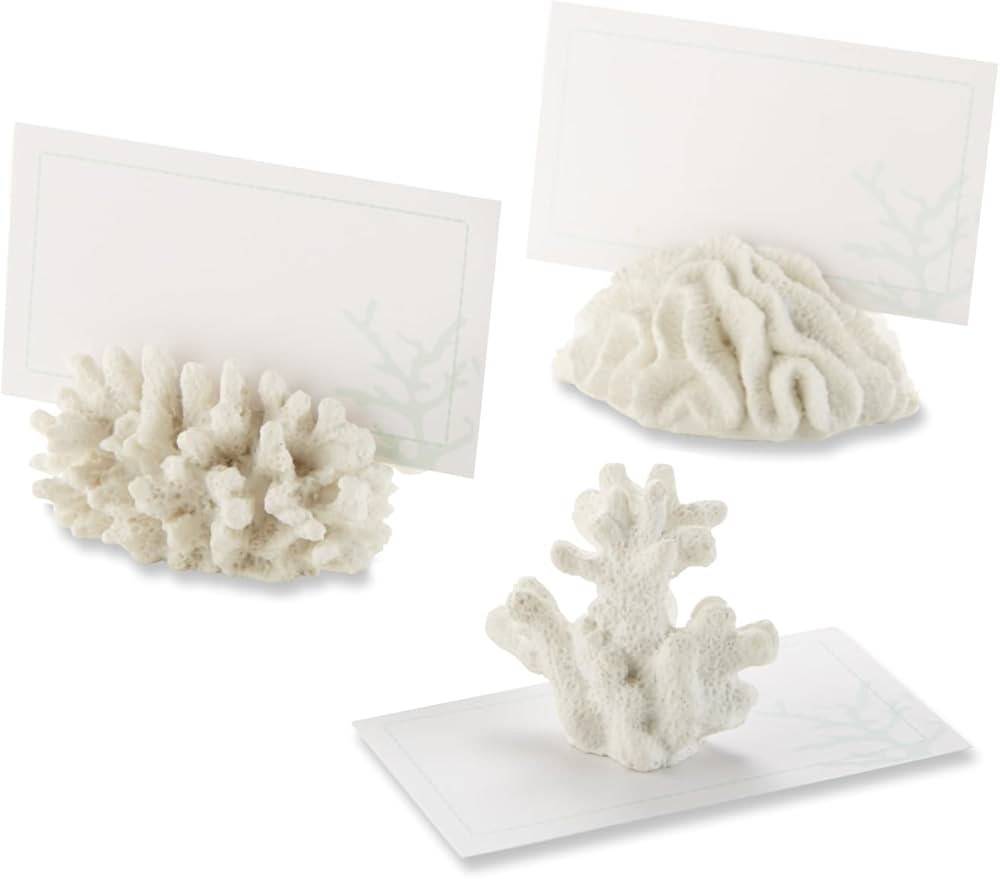 Kate Aspen Place Card Holders, White | Amazon (US)