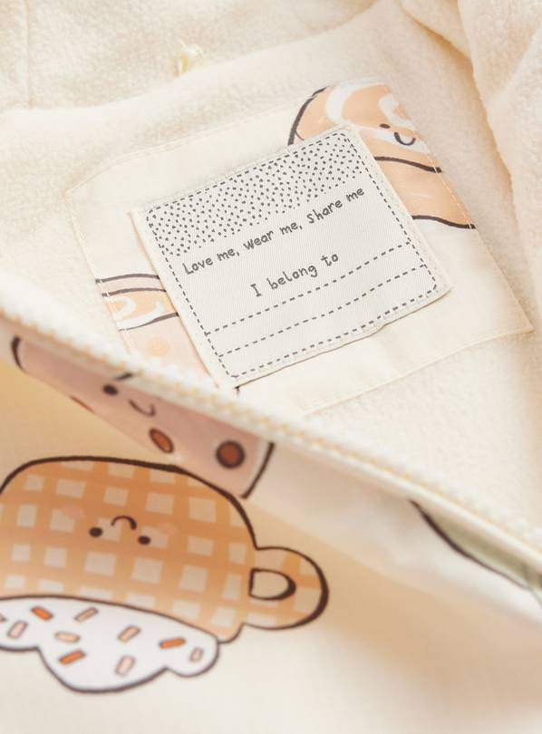 Buy Cream Pumpkin Print Puddlesuit Up to 3 mths | Coats and pramsuits | Tu | Tu Clothing