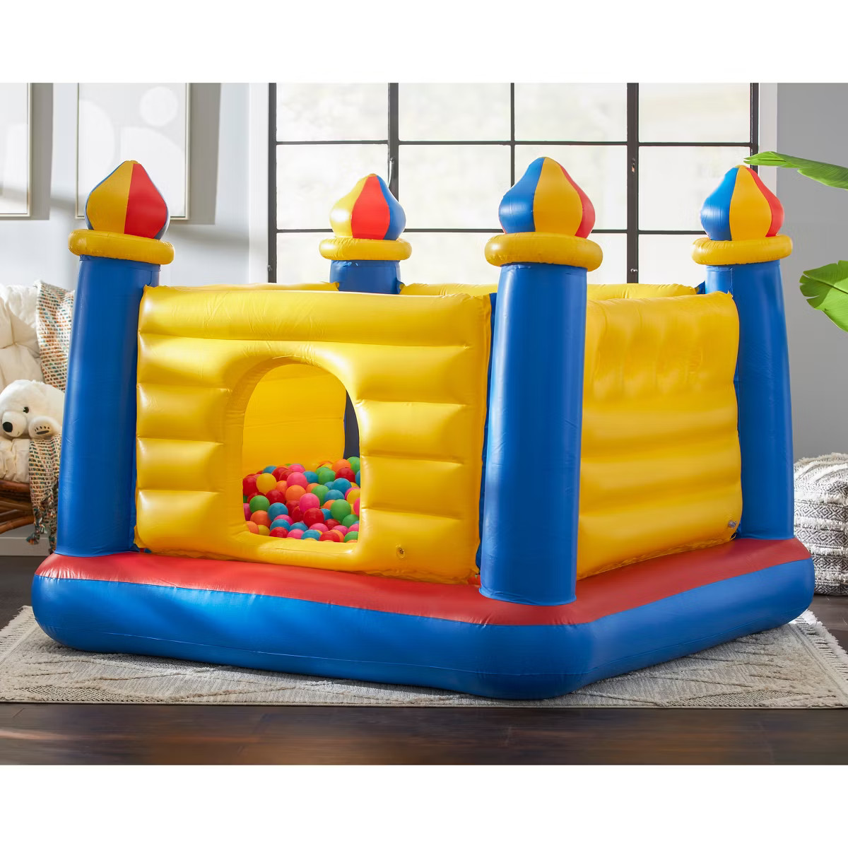 Intex Inflatable Colorful Jump-O-Lene Kids Castle Bouncer for Ages 3-6 | 48259EP | Target