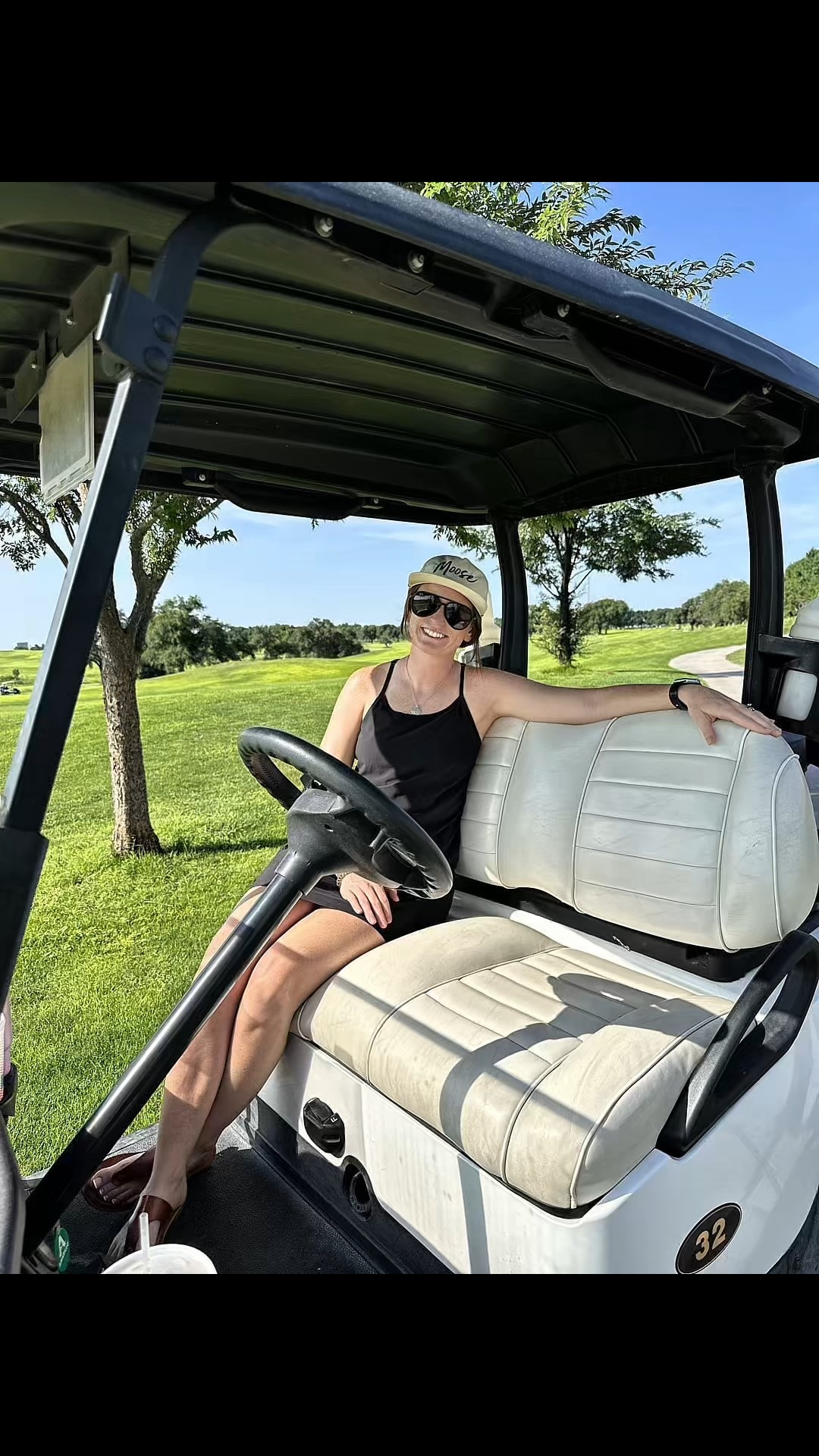 Golf outfit of the day ft. my trusty golf cart 🏌️‍♀️☀️
It’s already warm out, and we’ve got a full day of fun (and watching some solid swings) ahead! #GolfOOTD #CourseStyle #GolfVibes #TikTokFashion #SummerGolfStyle 

#LTKSeasonal #LTKFindsUnder50 #LTKActive