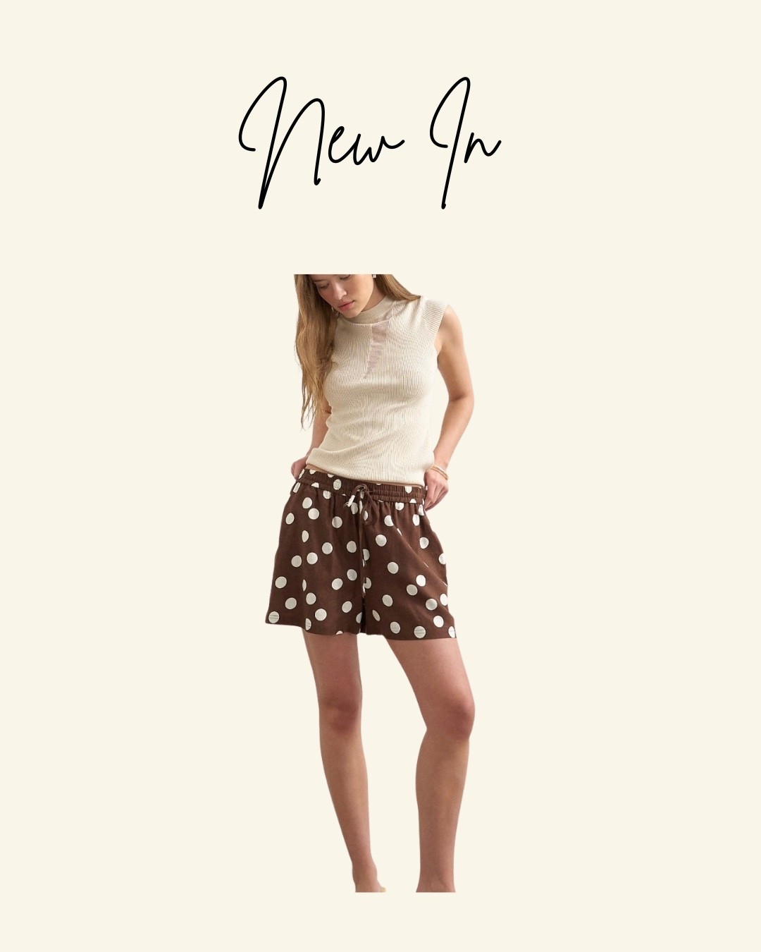 If you missed out on the sold out polka dot shorts, these have just dropped 🤎🏹

#LTKeurope #LTKspring #LTKuk