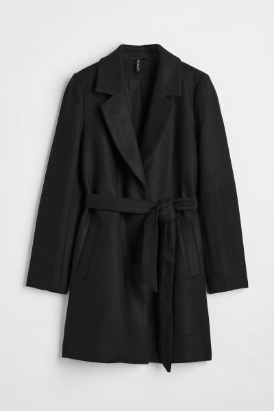 Tie-belt coat | H&M (UK, MY, IN, SG, PH, TW, HK)