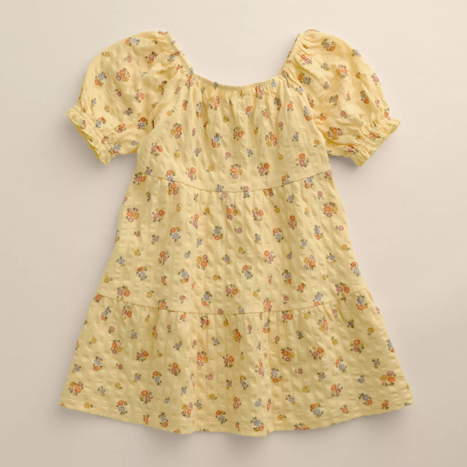 Baby & Toddler Girl Little Co. by Lauren Conrad Tiered Puff Sleeve Dress | Kohl's