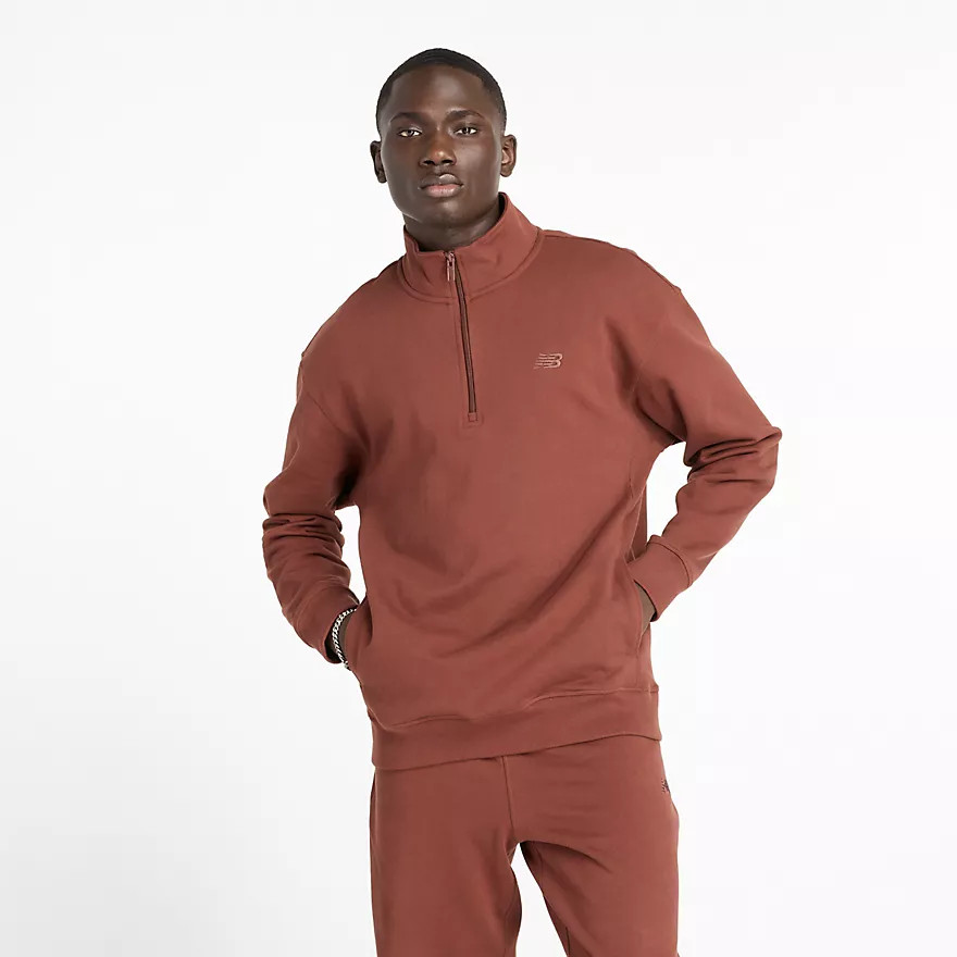 Athletics Fleece 1/2 Zip | New Balance Athletics, Inc.