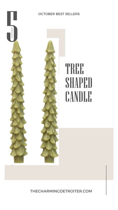 October best sellers tree shaped candles Christmas decor holiday￼

#LTKfindsunder50 #LTKHoliday #LTKhome