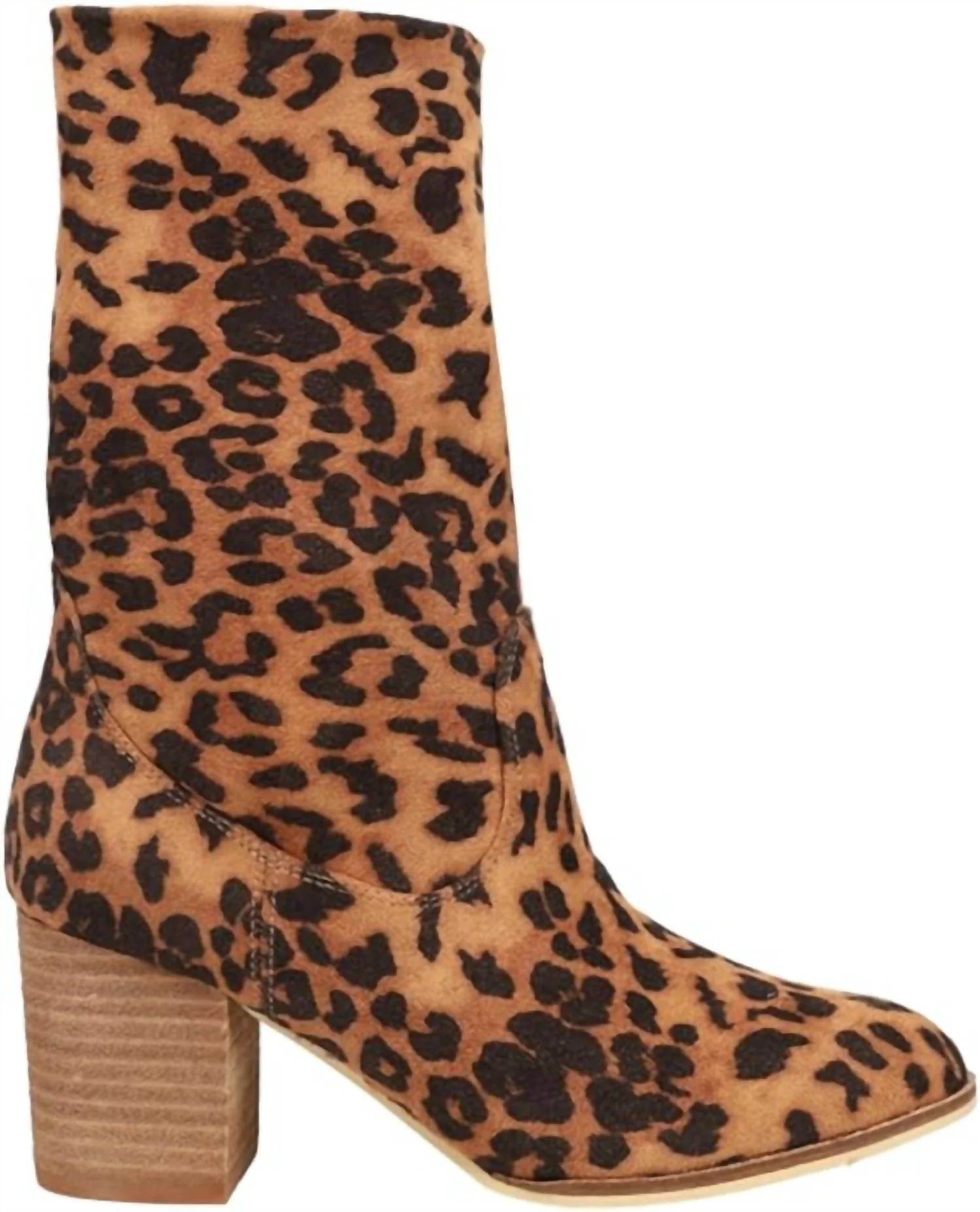 Women's Slouchy Boots In Leopard | Shop Simon