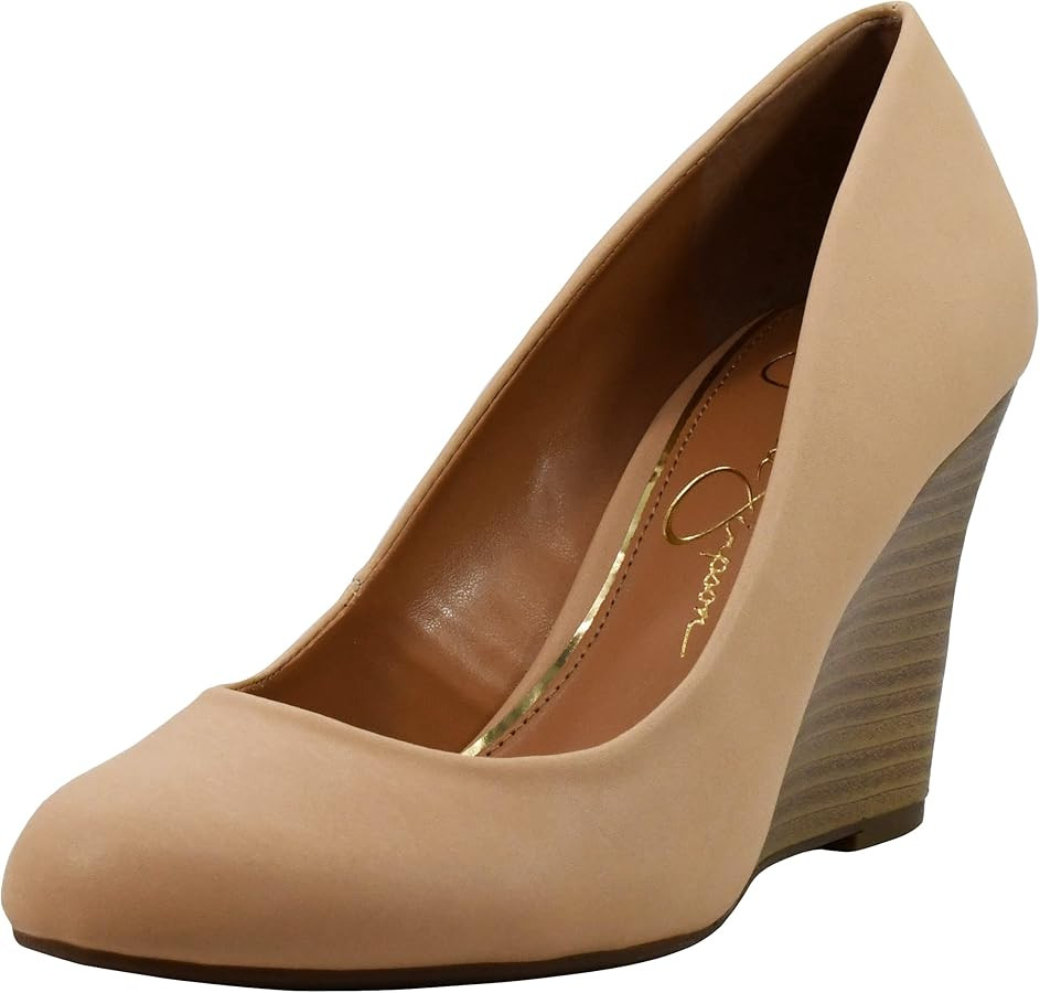 Jessica Simpson Women's Cash Slip On Wedge | Amazon (US)