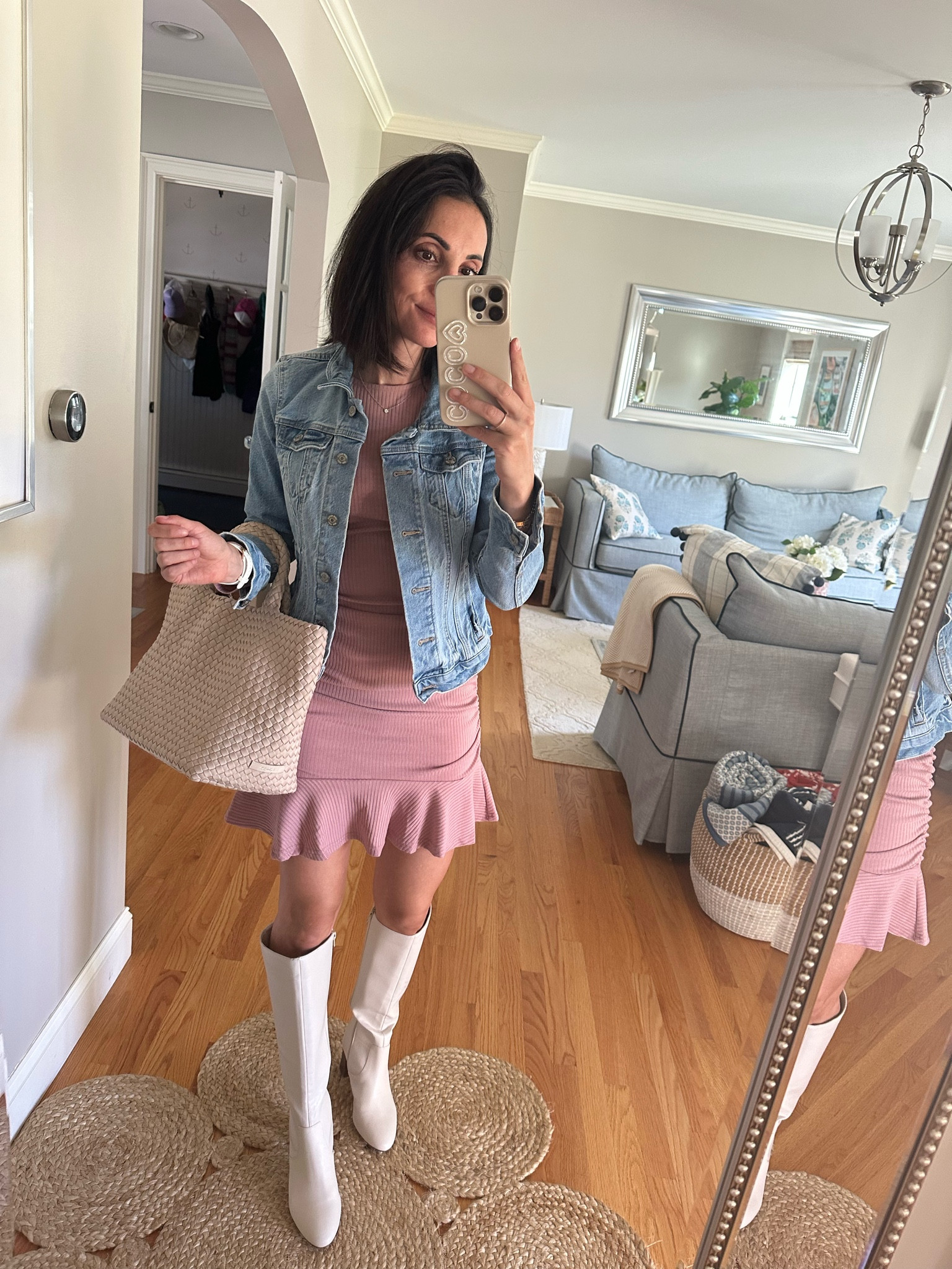 Xs in dress
Xxs petite in jacket
Boots are tts


#LTKshoecrush #LTKsalealert #LTKunder50