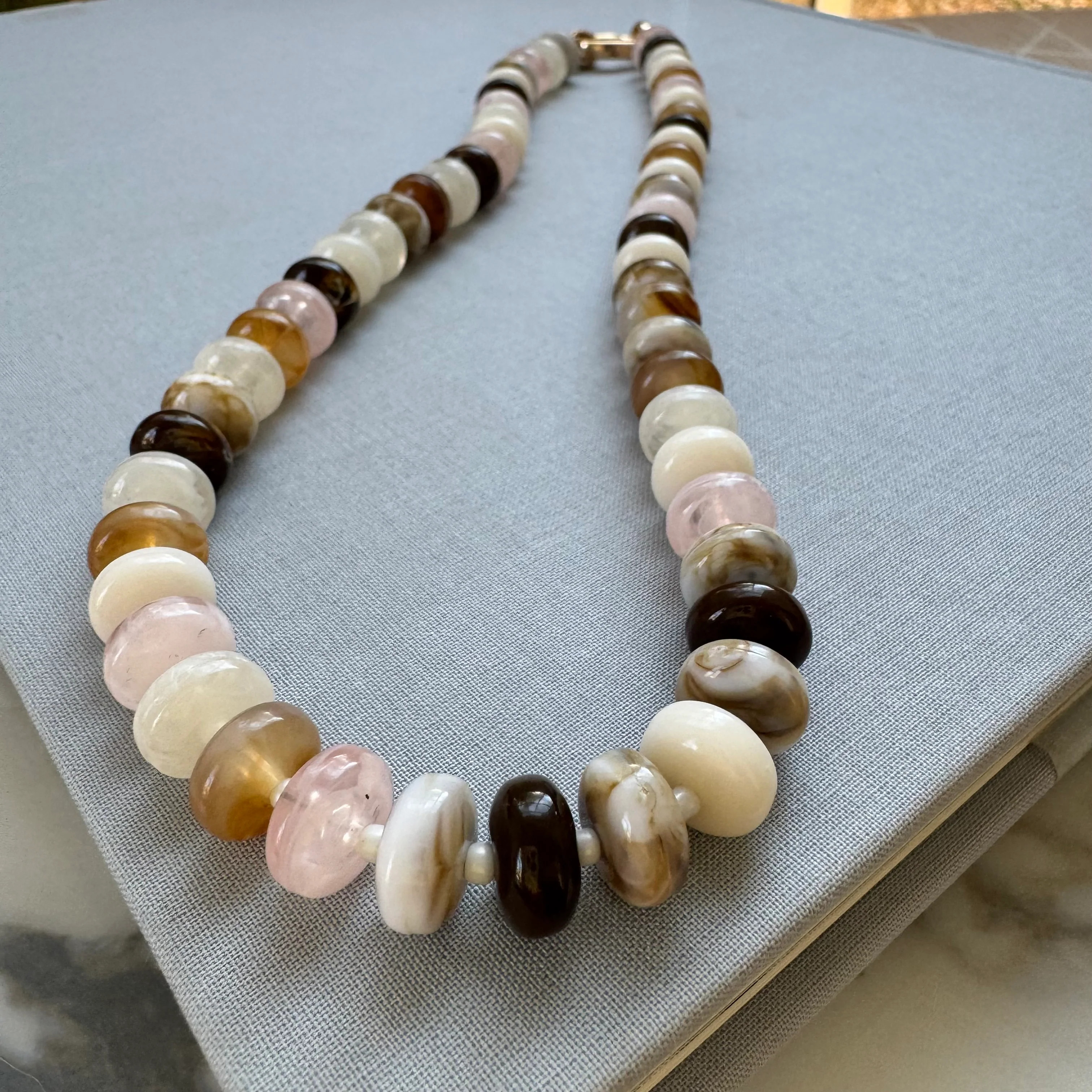 Honey Marble Necklace | Erin McDermott Jewelry