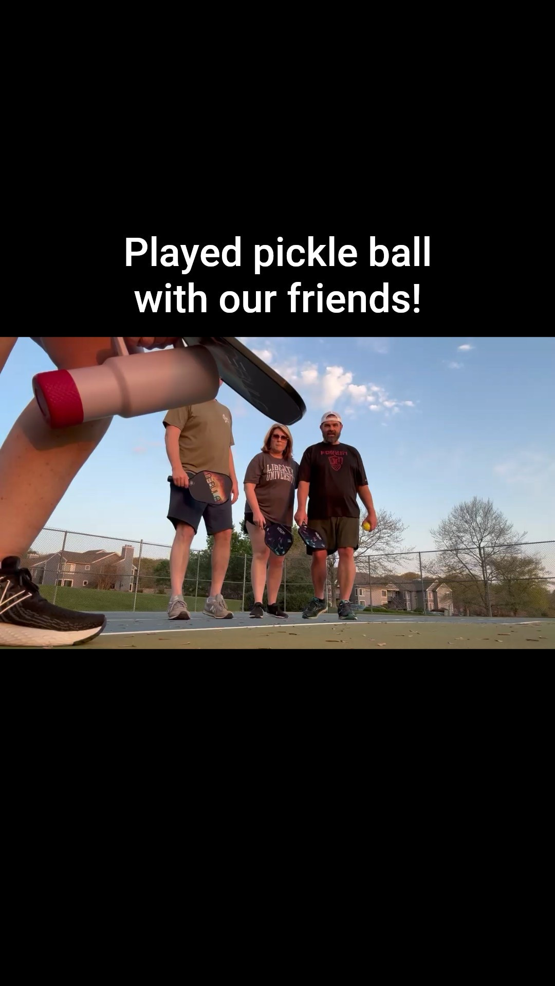 We had to get a picture!  For the watch tab. Pickleball set 🎾 

#LTKWatchNow #LTKActive