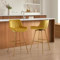 Neuhaus Swivel 28.94" Bar Stool | Wayfair North America