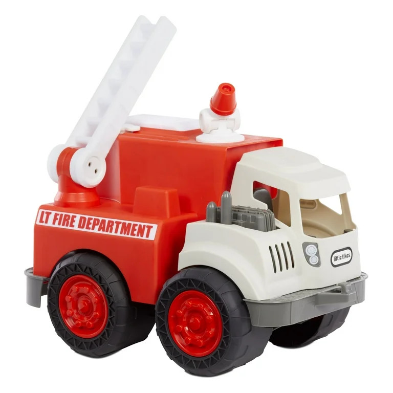 Little Tikes Dirt Diggers Fire Rescue Truck, Toy Play Vehicle with Ladder & Water Hose, Indoor an... | Walmart (US)
