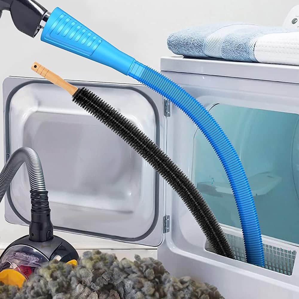 Sealegend 2 Pieces Dryer Vent Cleaner Kit and Dryer Lint Brush Vacuum Hose Attachment Brush Lint ... | Amazon (US)