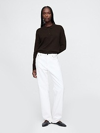 CashSoft Relaxed Polo Sweater | Gap (US)