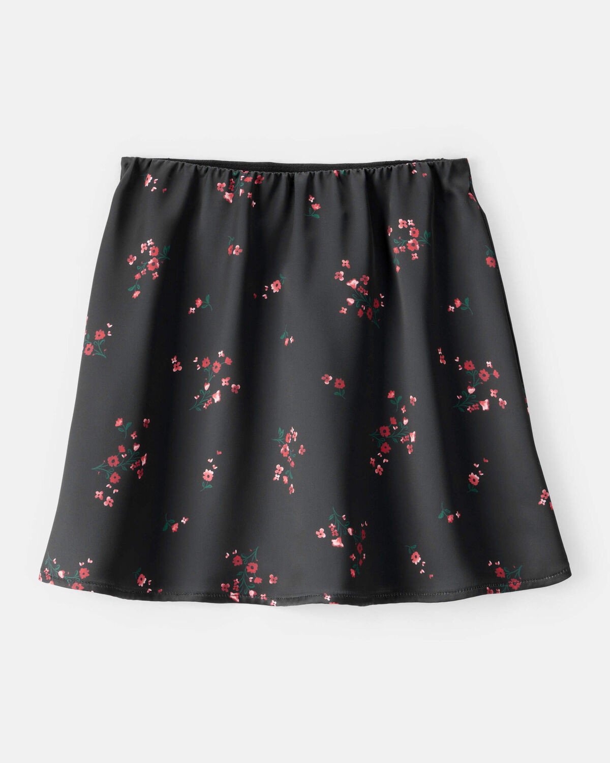 Girls Floral Print Woven Skirt - Black | Carter's Inc