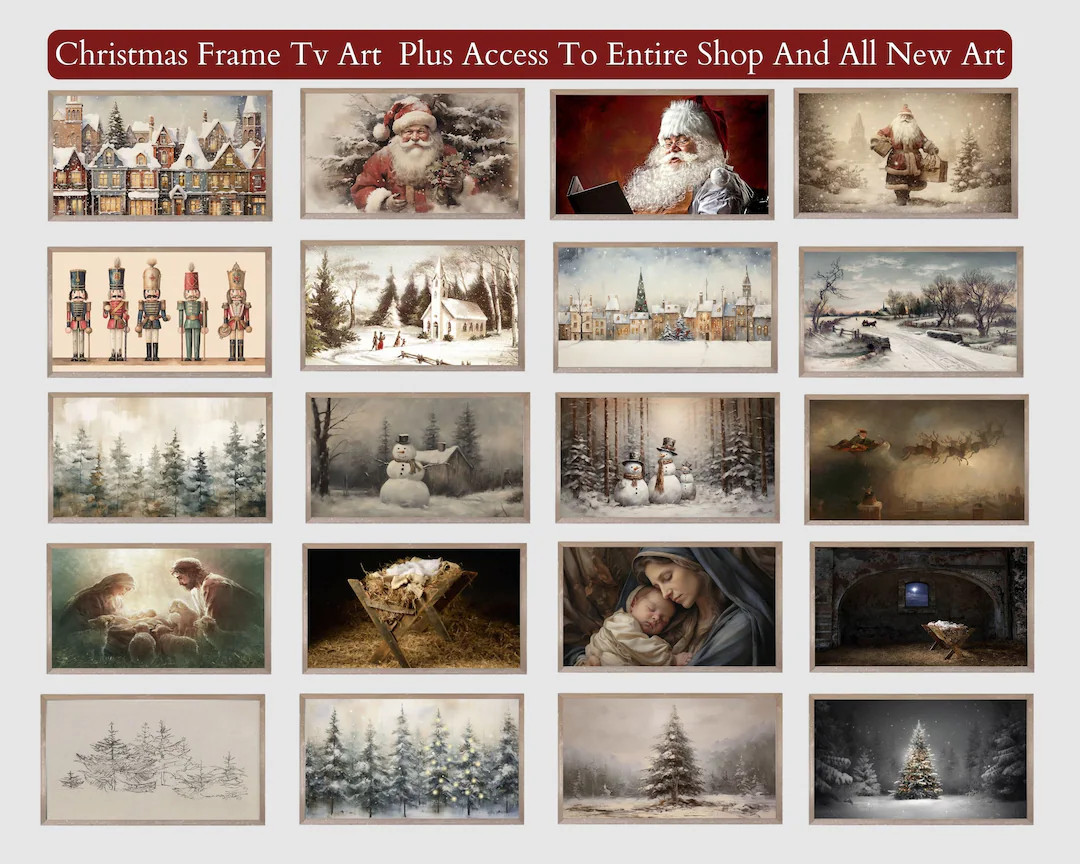 Samsung Frame TV Art Set of 200 Plus Frame TV Art - Etsy | Etsy (US)