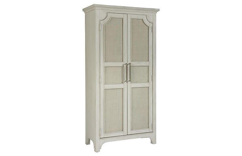 Coastal Living Portia Narrow Armoire, White | One Kings Lane