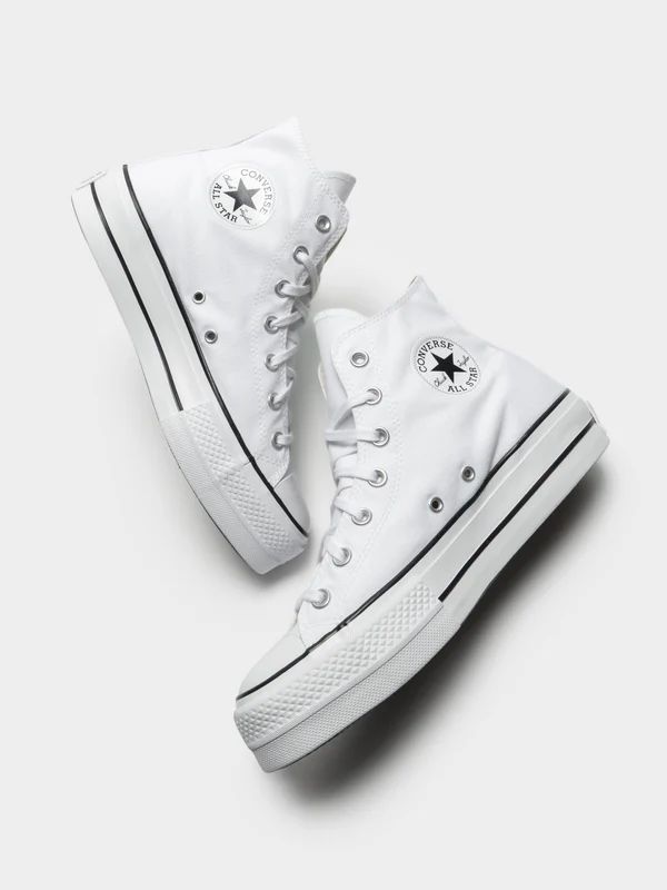 Womens Chuck Taylor All Star Lift Canvas Sneakers in White | Glue Store (Australia & NZ)