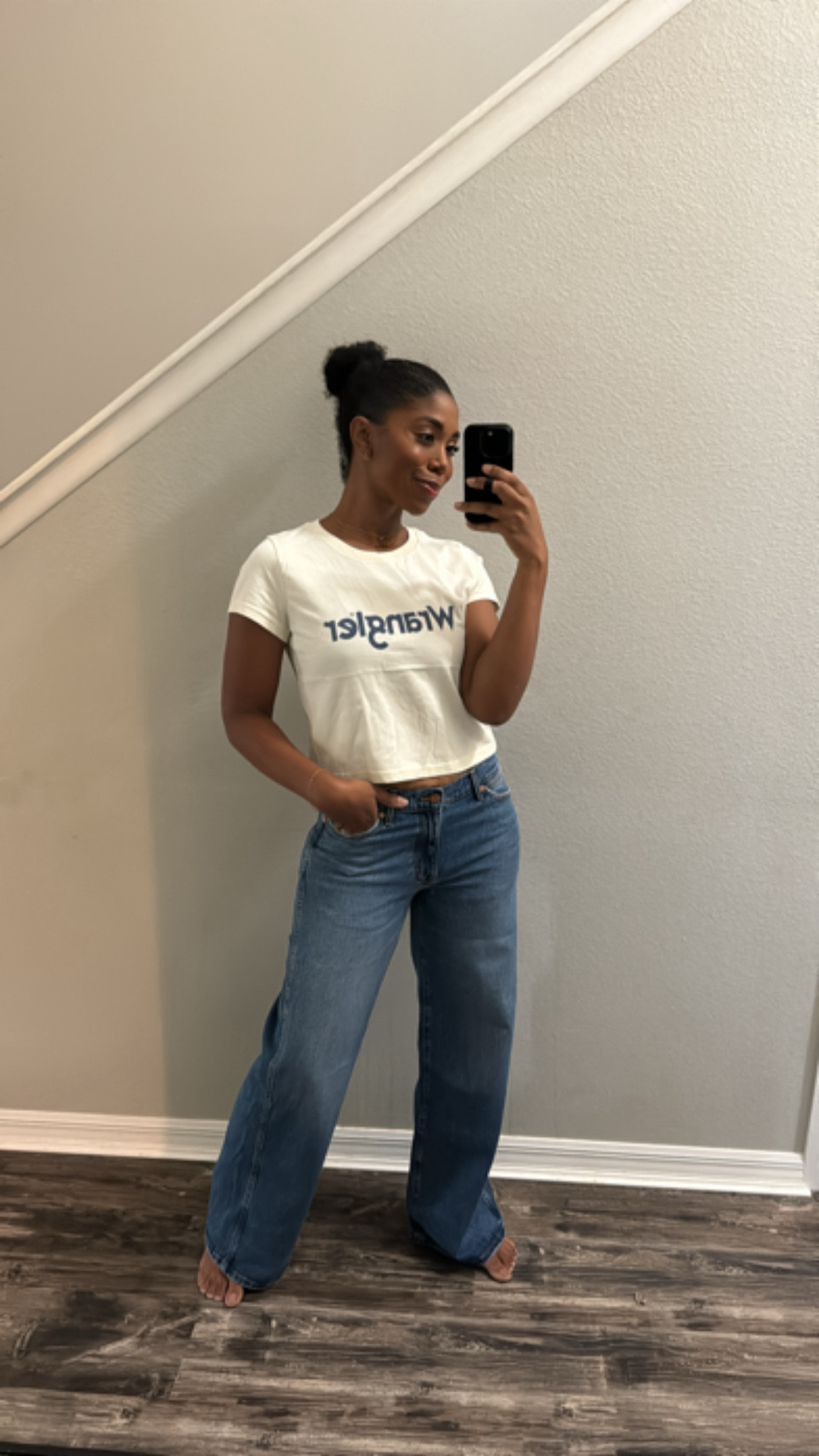 Wrangler and pacsun collab!! These jeans are so good!! I am so surprised by how much I like the low rise. Who am I right now. They hit at the perfect spot. Not too low and the crop top is so cute and just long enough. 

#LTKSeasonal #LTKStyleTip