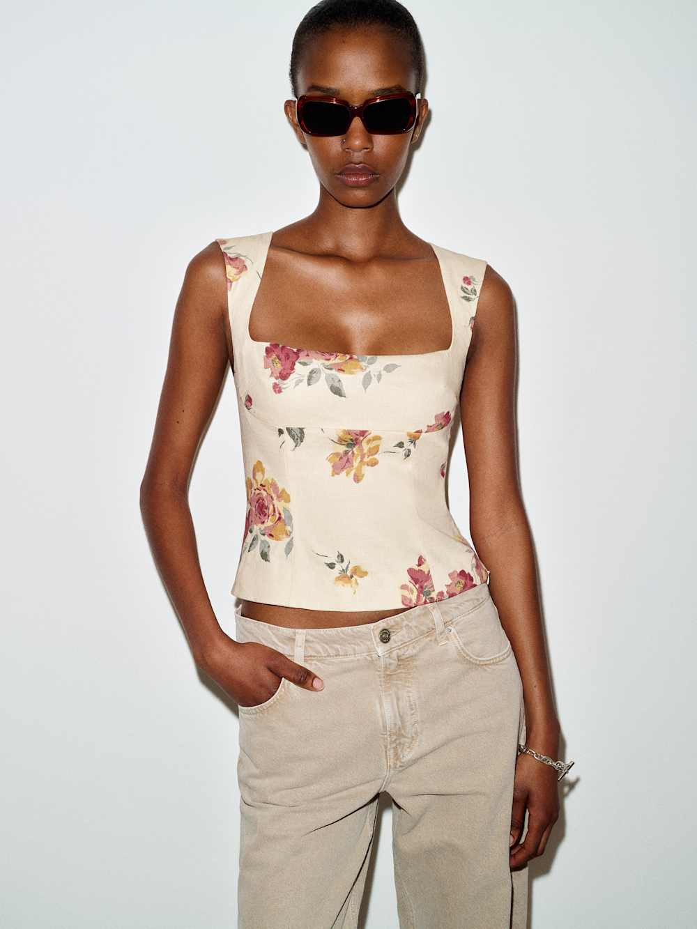 Tavish Linen Top | Reformation (Global)