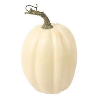 7.25" Tall Cream Decorative Pumpkin by Ashland® | Michaels | Michaels Stores