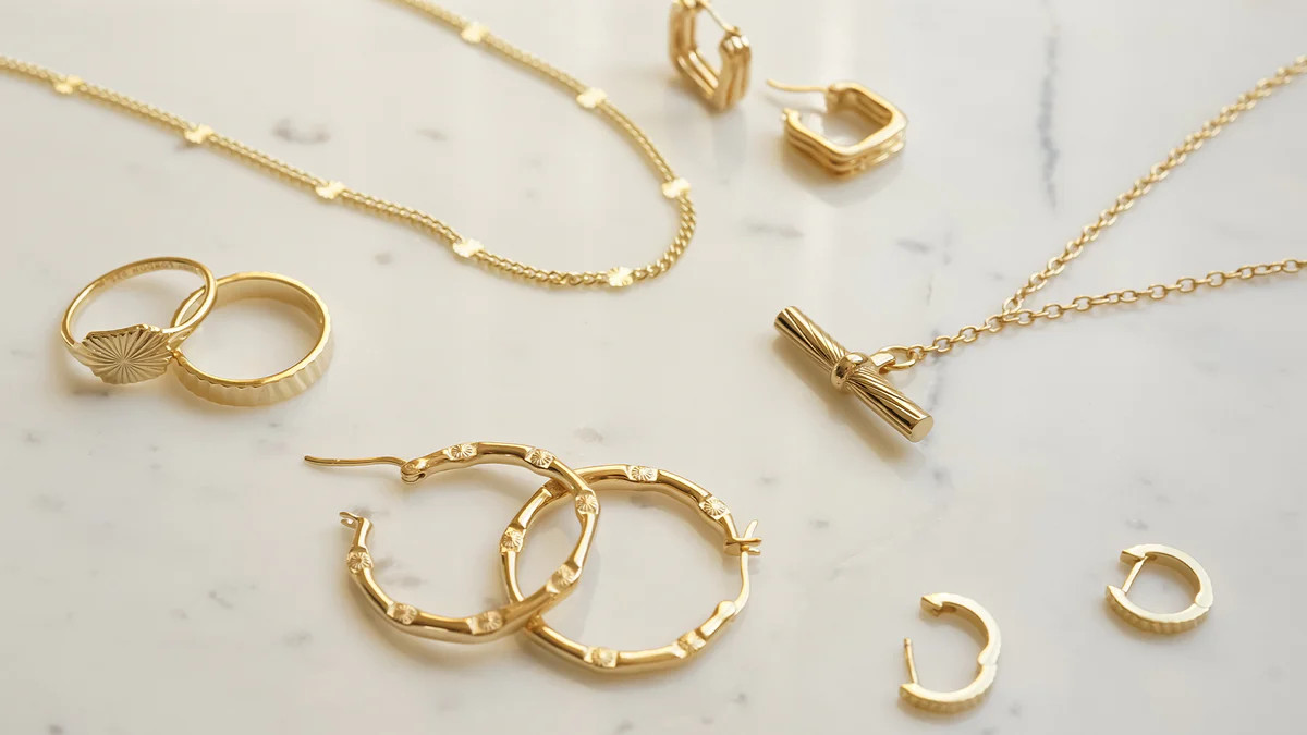 Estée Lalonde Sunburst Chain Bracelet 18ct... | Daisy London Jewellery