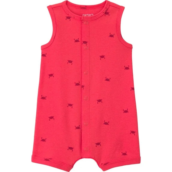 Carter's Child of Mine Baby Boy Romper, Sizes 0/3-24 Months | Walmart (US)