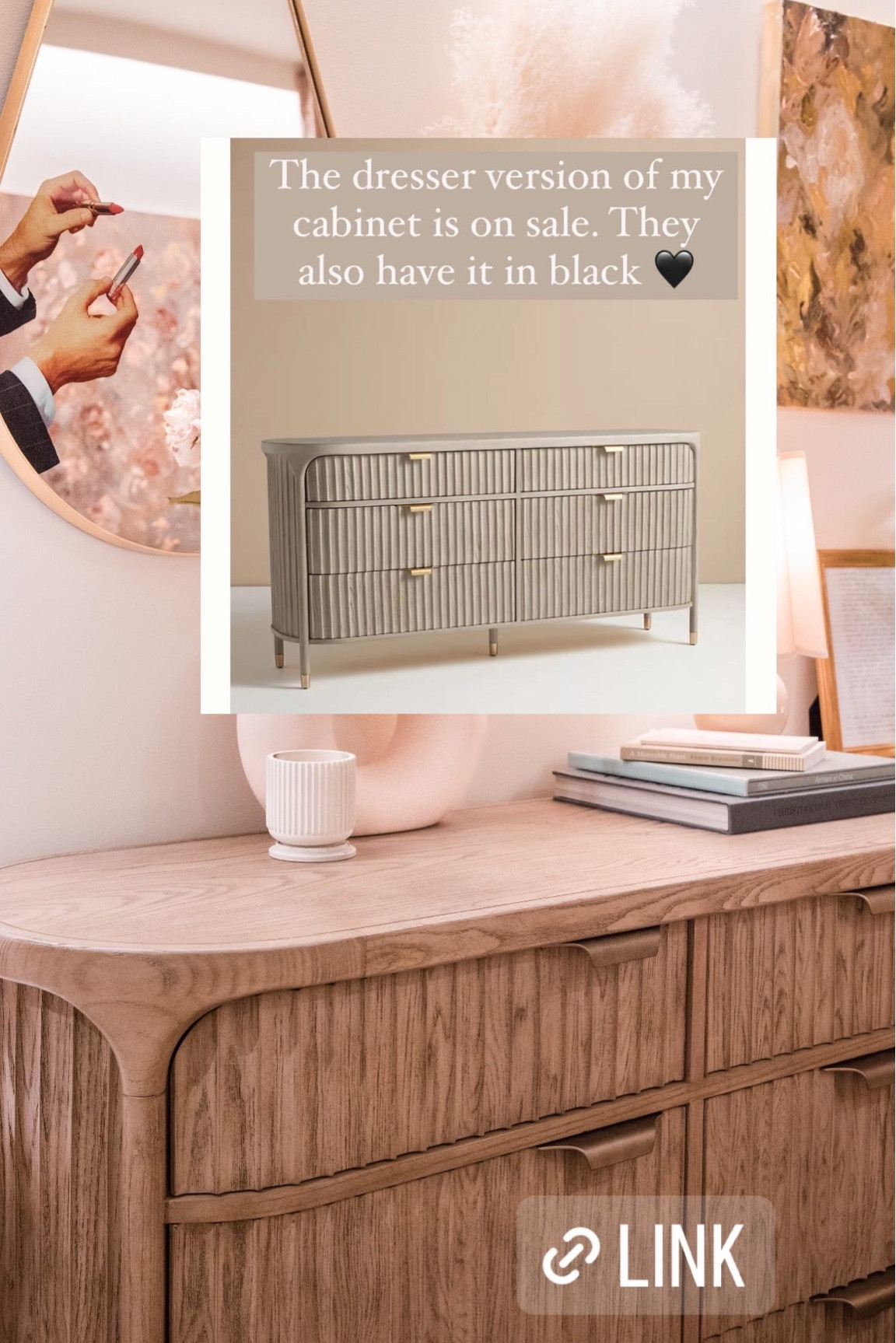 I have the buffet version but use it as a dresser. The fluting on it is soooo gorgeous. I love It so much 
