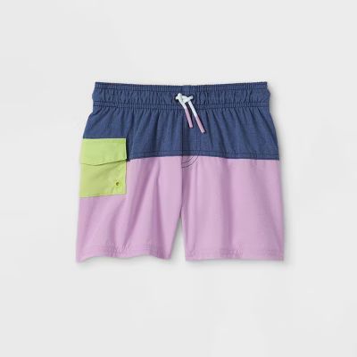 Toddler Boys' Swim Trunks - Cat & Jack™ Blue | Target