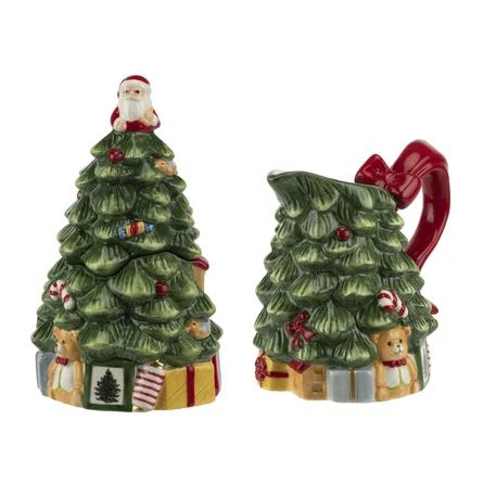 Spode Christmas Tree Sugar and Creamer Set | Wayfair North America