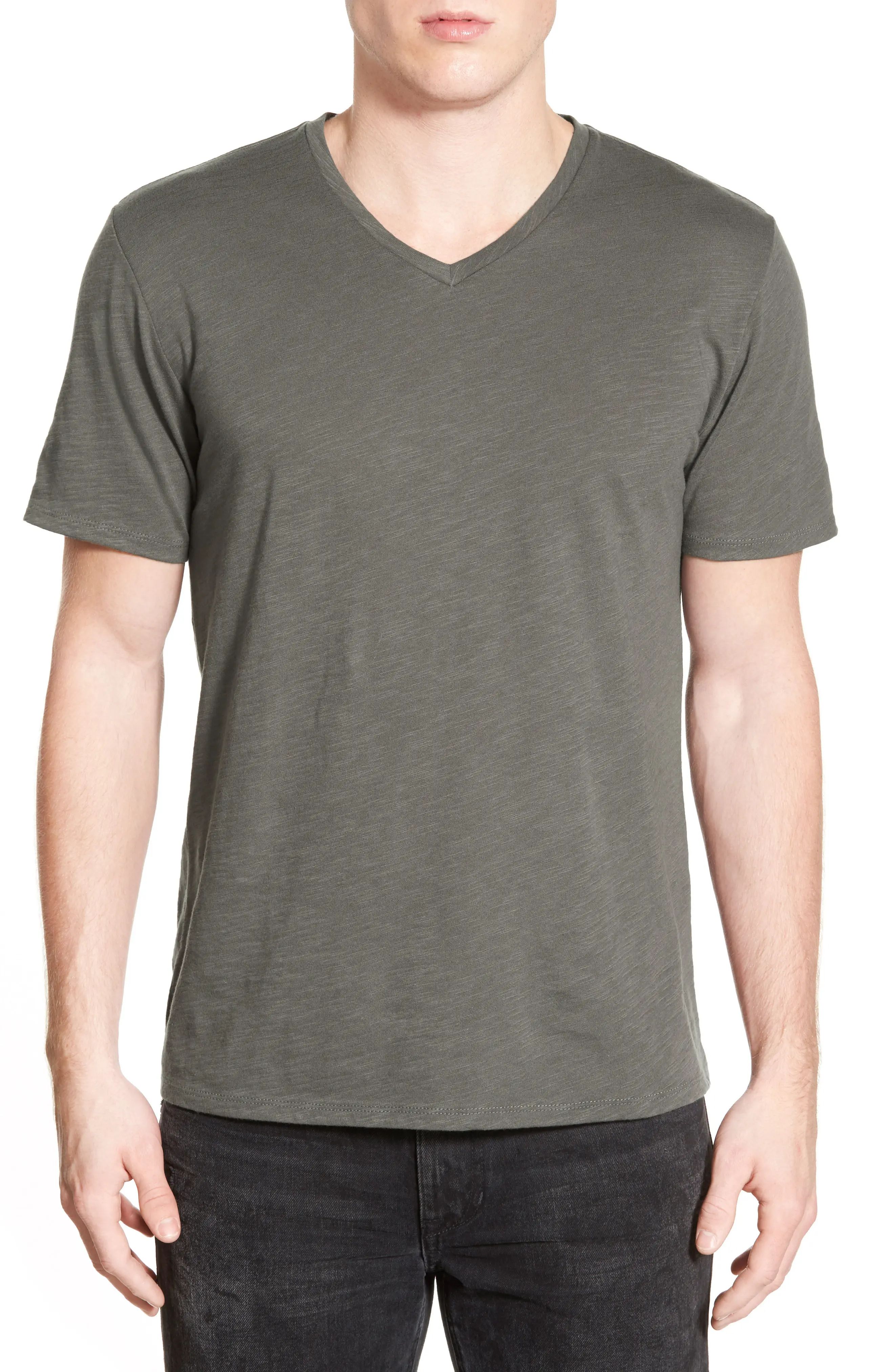 The Rail Slub Cotton V-Neck T-Shirt (2 for $30) | Nordstrom