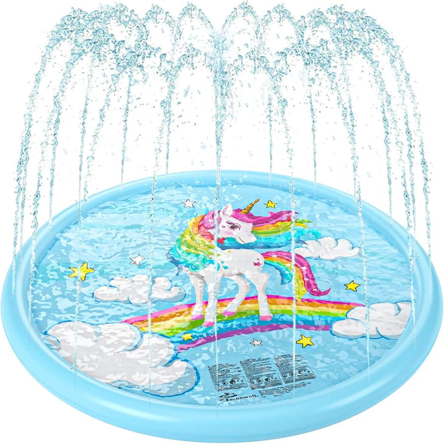 Jasonwell Splash Pad Sprinkler for Kids Splash Play Mat Outdoor Water Toys Inflatable Splash Pad ... | Amazon (US)