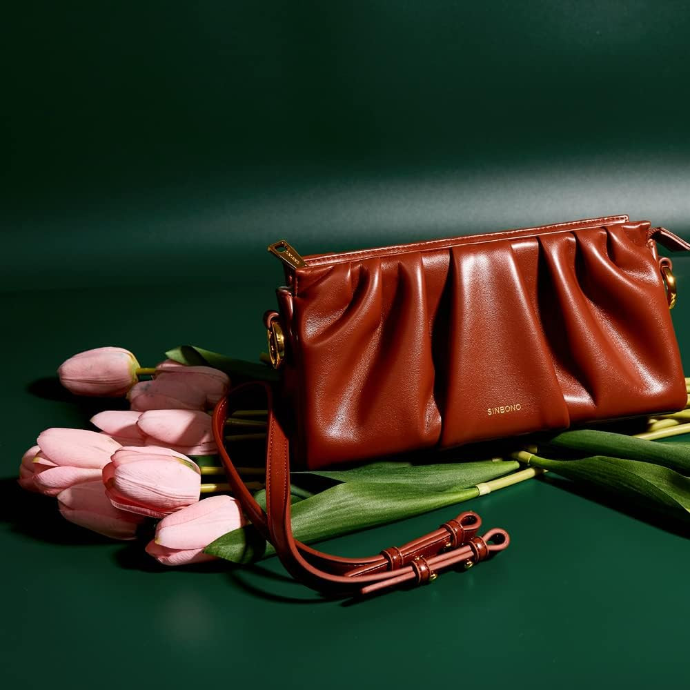 SINBONO Shoulder Bag, Evelyn Hobo Handbags Clutch Zipper Closure Small Purse with Adjustable Stra... | Amazon (US)