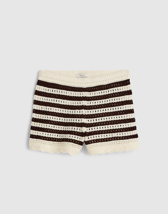 Madewell x Shopbop Pointelle-Knit Shorts | Madewell