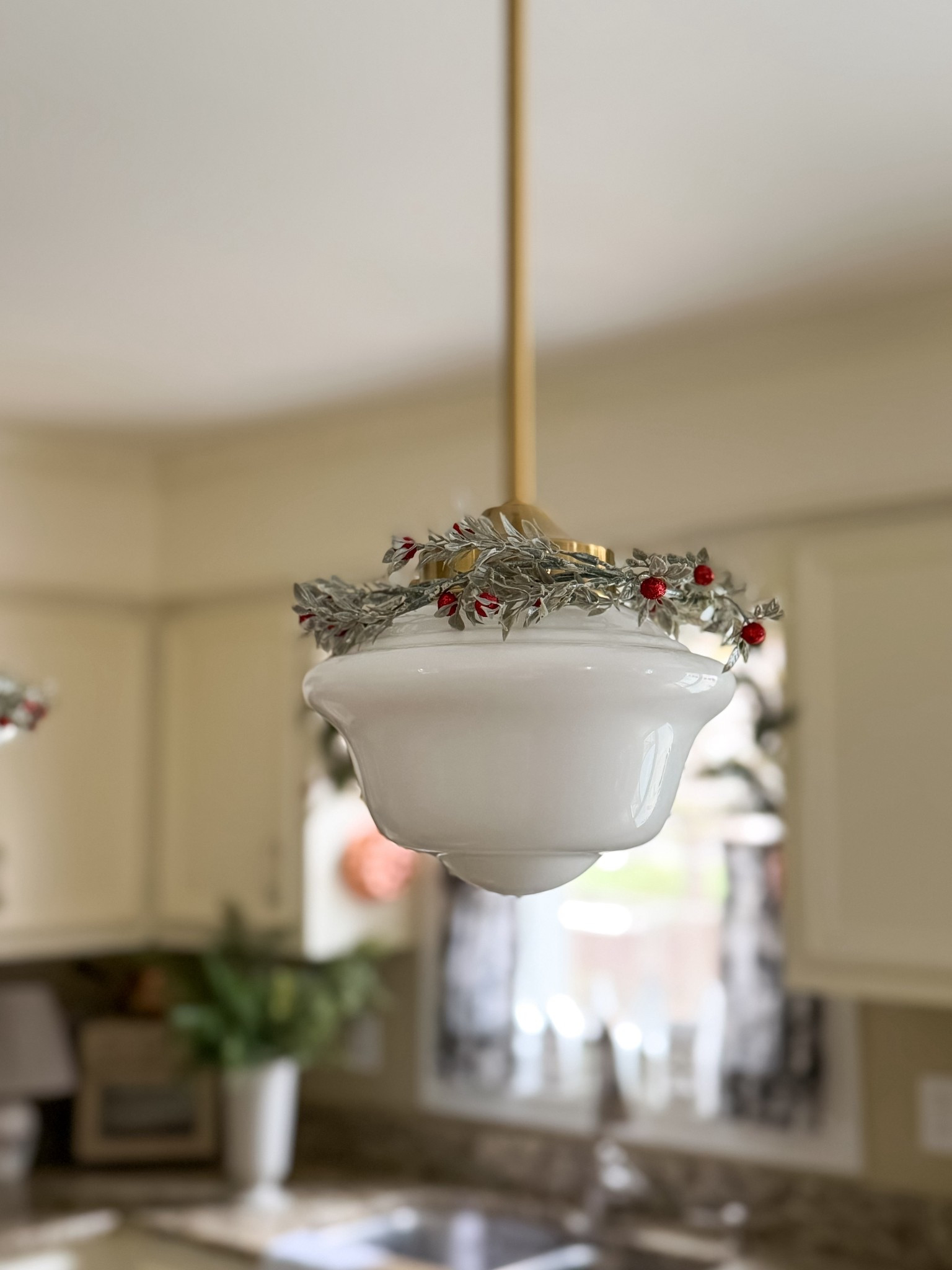 A little festive touch added to the pendant light for the holidays! 

#LTKSaleAlert #LTKHoliday #LTKHome