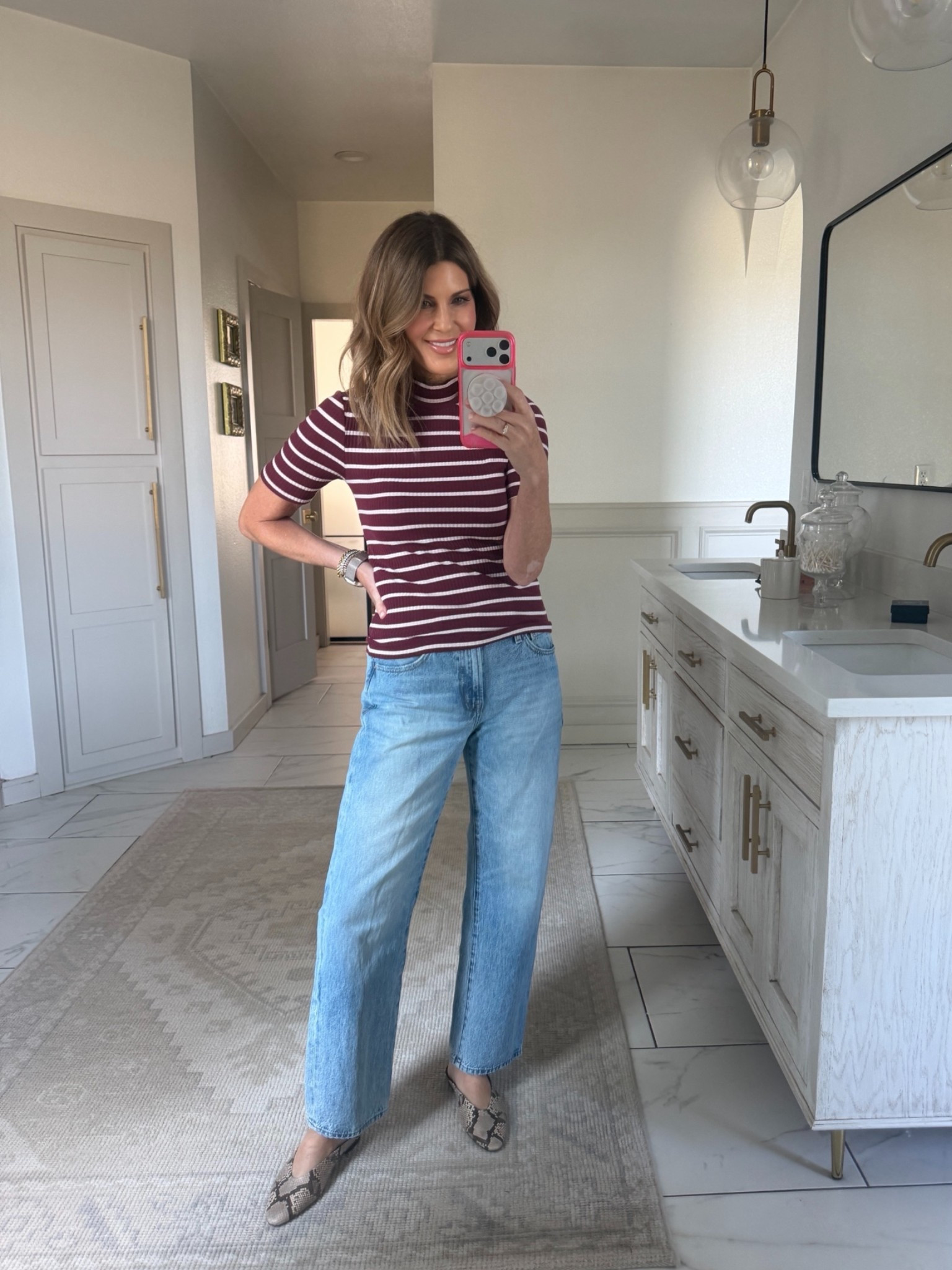 Ootd medium top
Size 4 denim
Shoes fit tts

#LTKOver40 #LTKootd